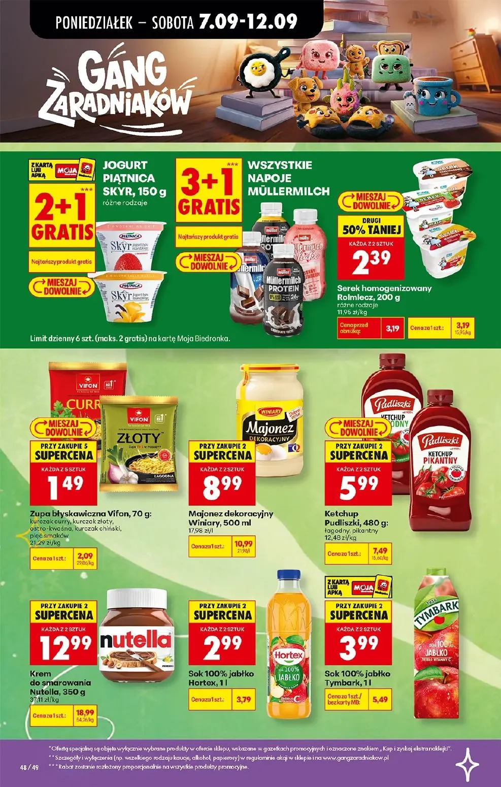 gazetka promocyjna Biedronka Od poniedziałku - Strona 60