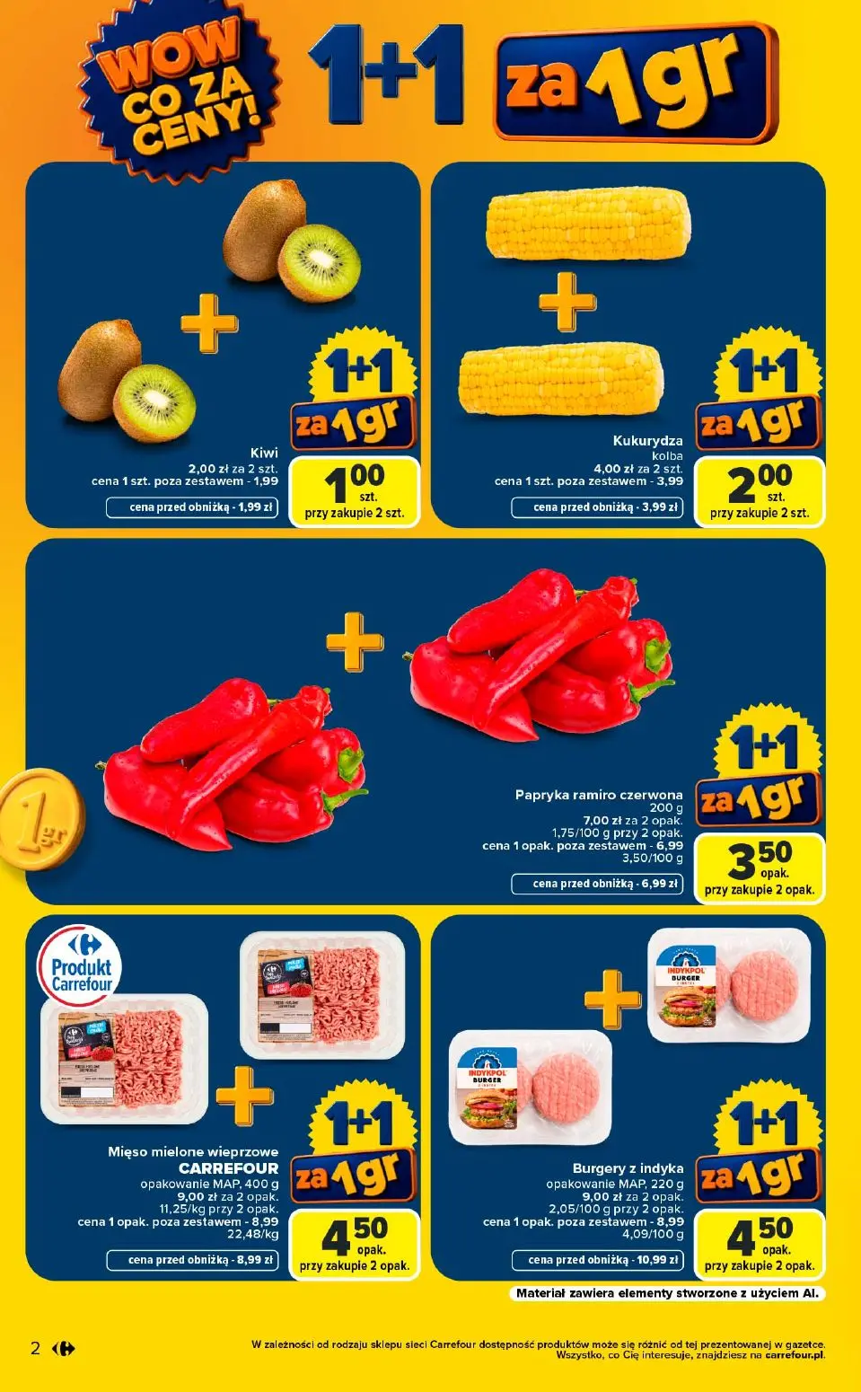 gazetka promocyjna Carrefour Wow co za ceny - Strona 2