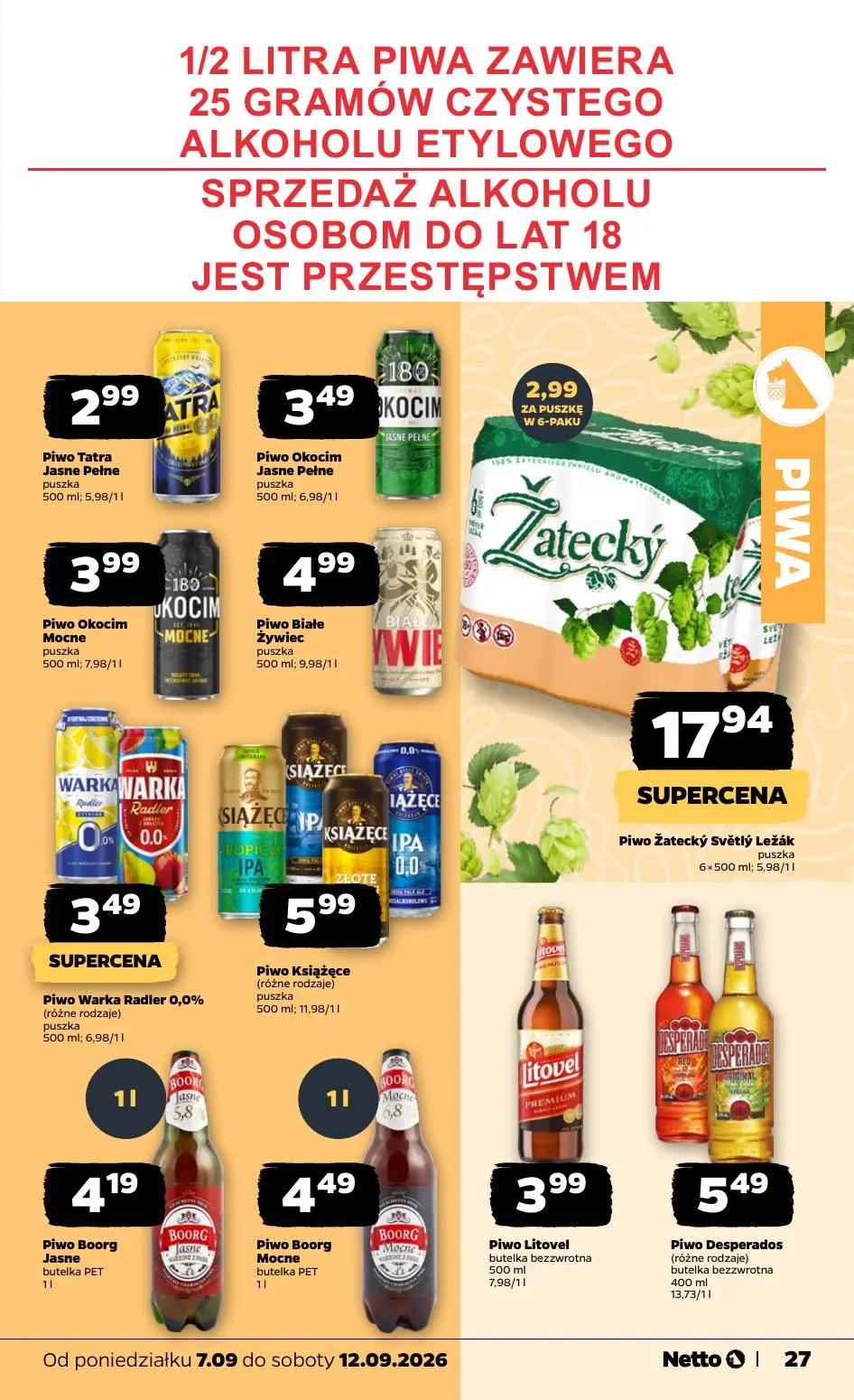 gazetka promocyjna NETTO Gazetka spożywcza - Strona 27