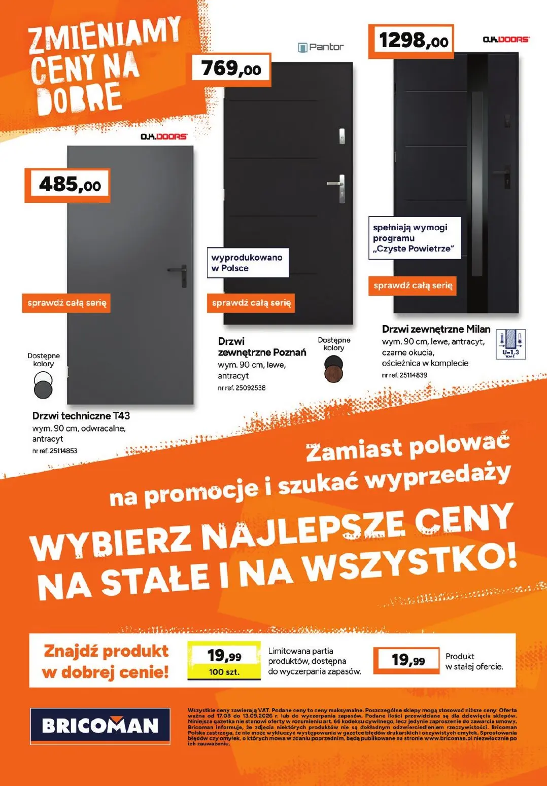 gazetka promocyjna BRICOMAN Zmieniamy ceny na dobre - Strona 8