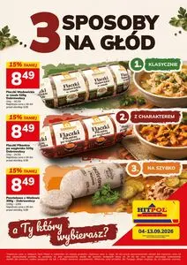 Gazetka promocyjna Hitpol, ważna od 2026-09-04 do 2026-09-13.