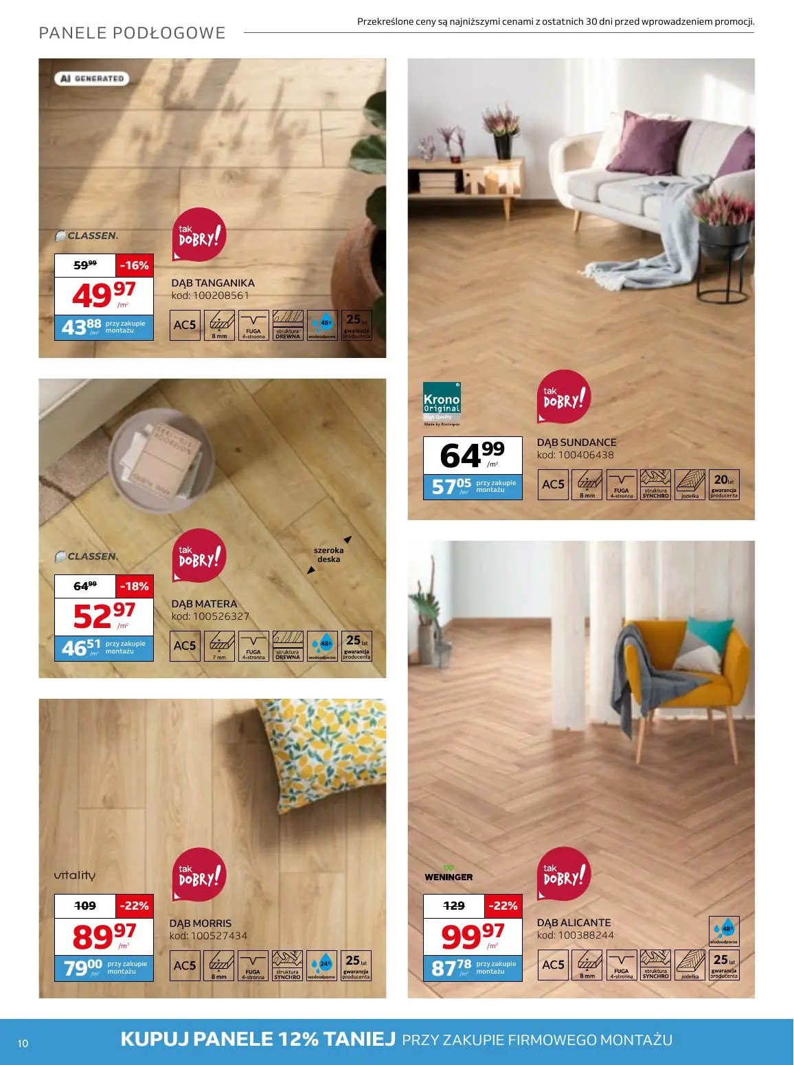 gazetka promocyjna KOMFORT Projekt udany na każdym kroku - Strona 10