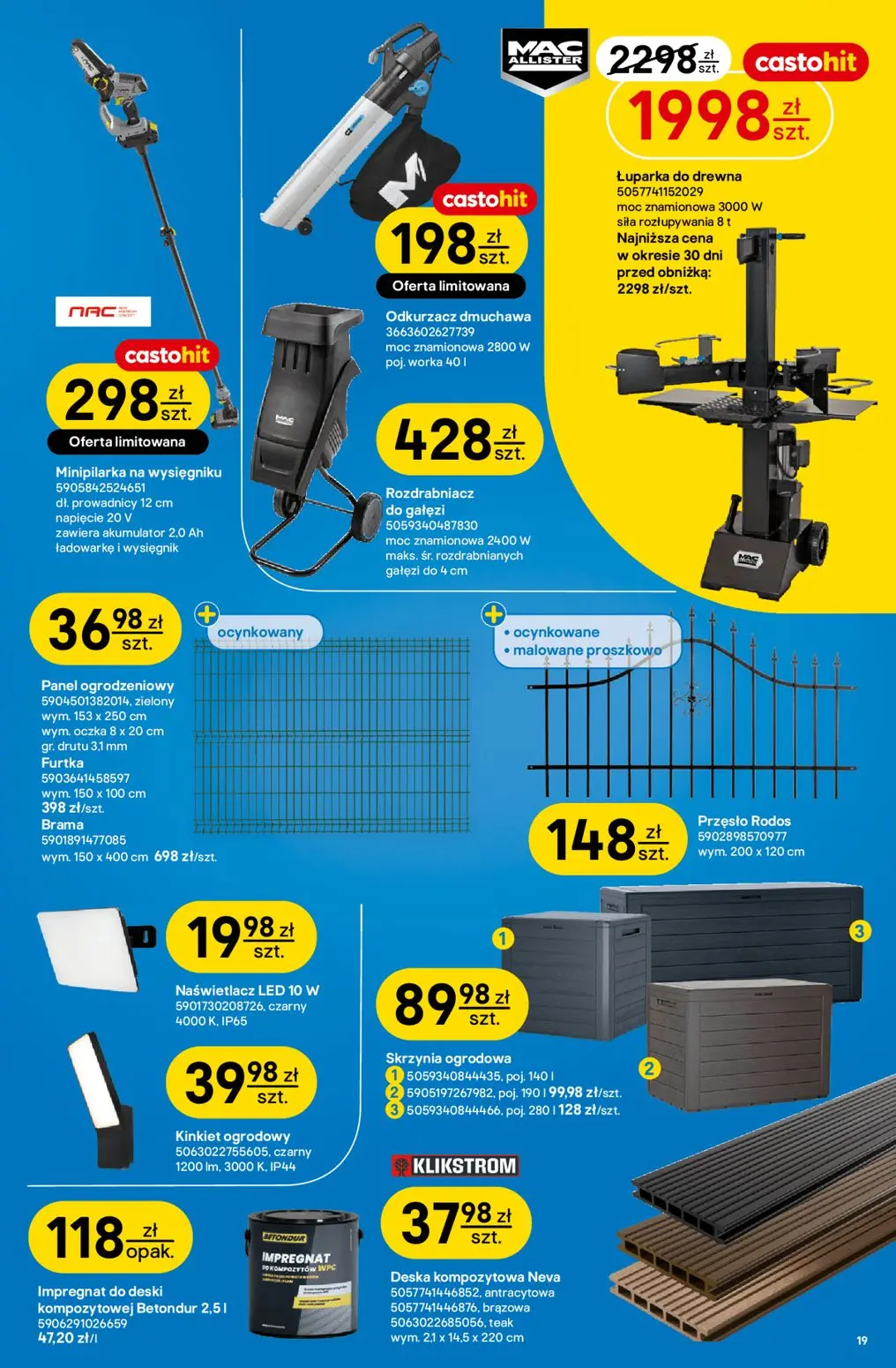 gazetka promocyjna castorama Casto Days - Strona 19