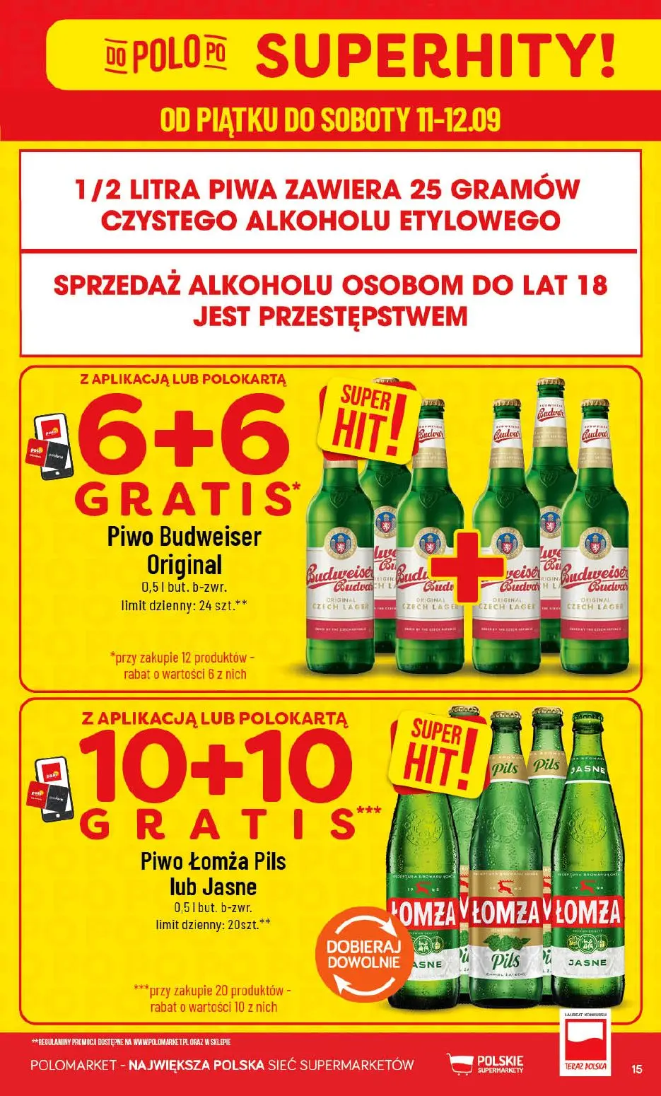 gazetka promocyjna POLOmarket Kupon w dniach 9-11.09 🎟️ - Strona 15