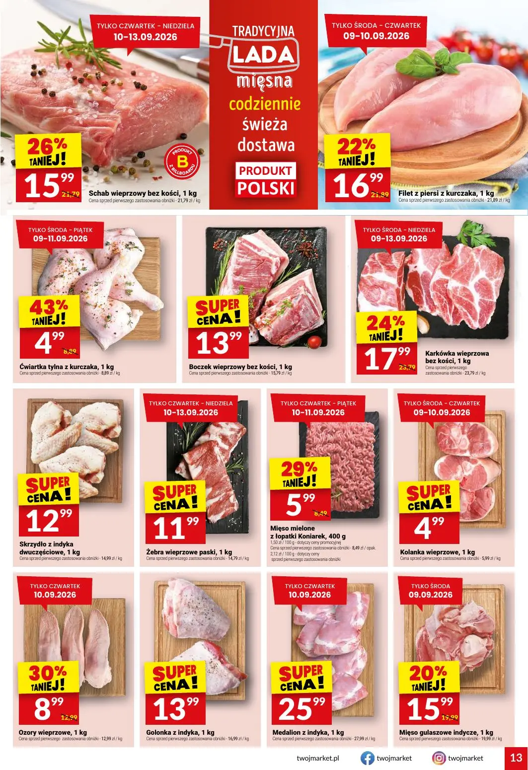 gazetka promocyjna Twój Market  - Strona 13