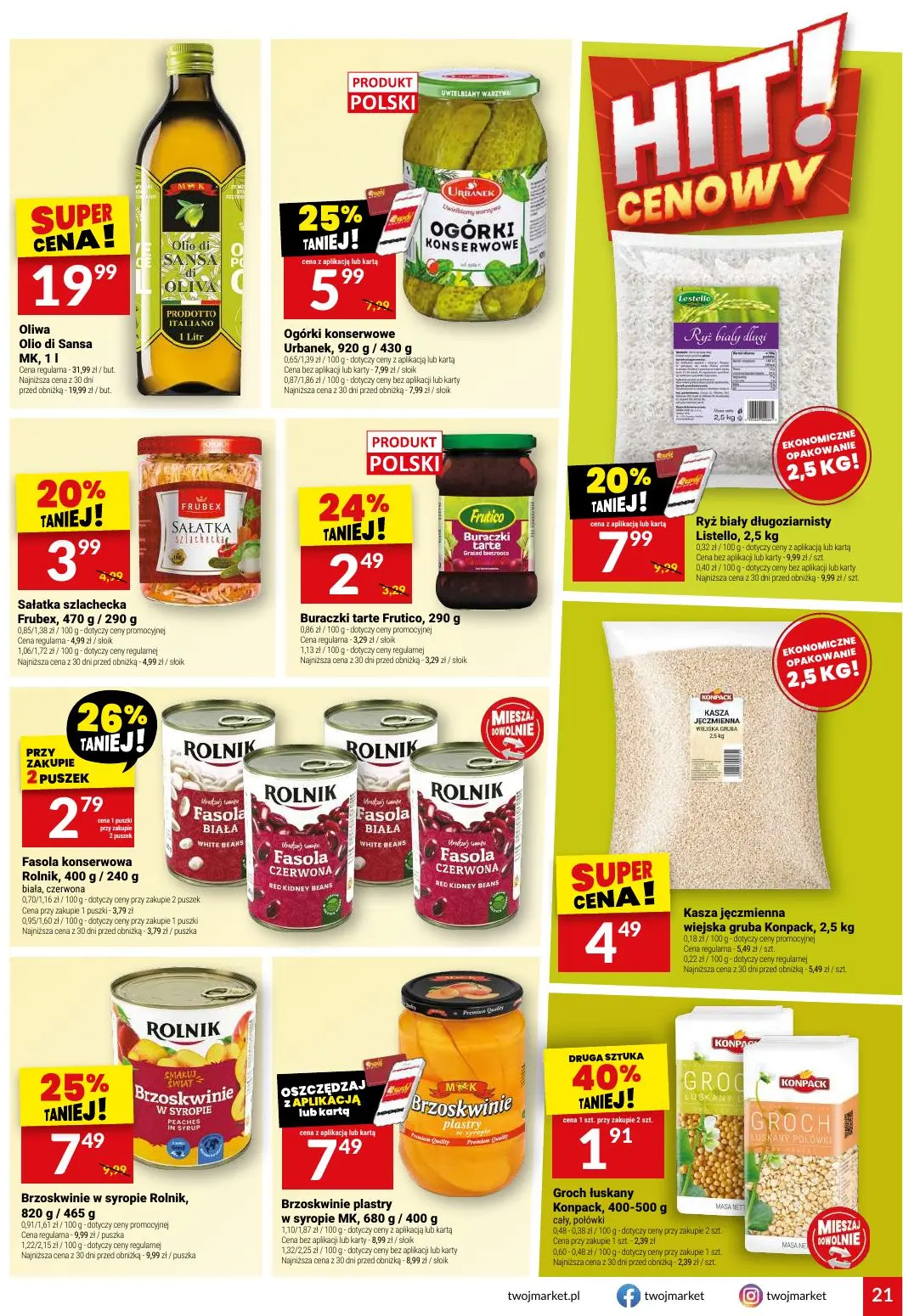 gazetka promocyjna Twój Market  - Strona 21