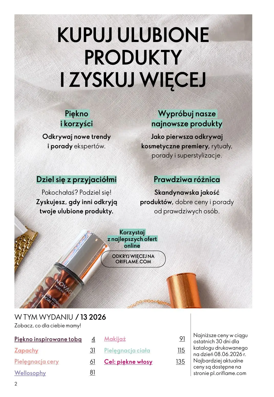 gazetka promocyjna ORIFLAME Stworzony z Wami dla piękna rzęs - Strona 2