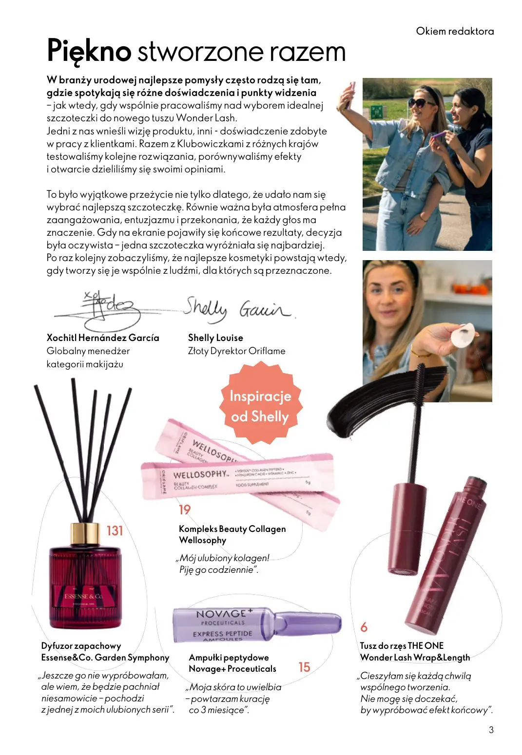 gazetka promocyjna ORIFLAME Stworzony z Wami dla piękna rzęs - Strona 3