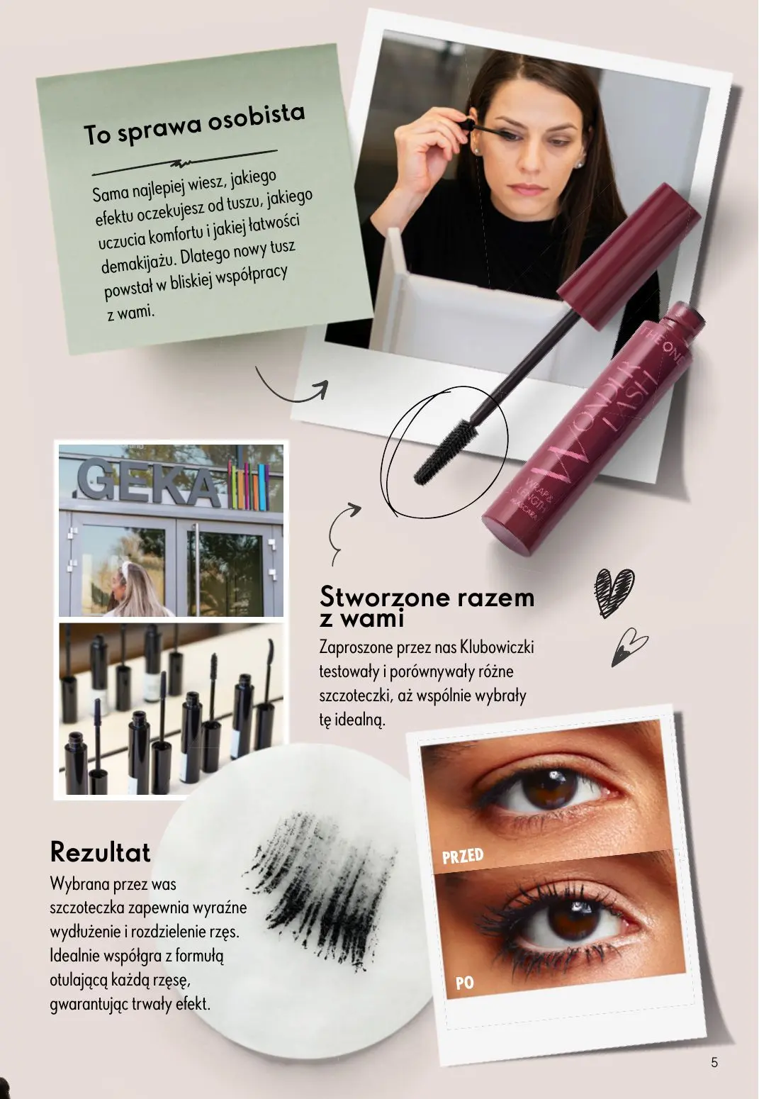 gazetka promocyjna ORIFLAME Stworzony z Wami dla piękna rzęs - Strona 5