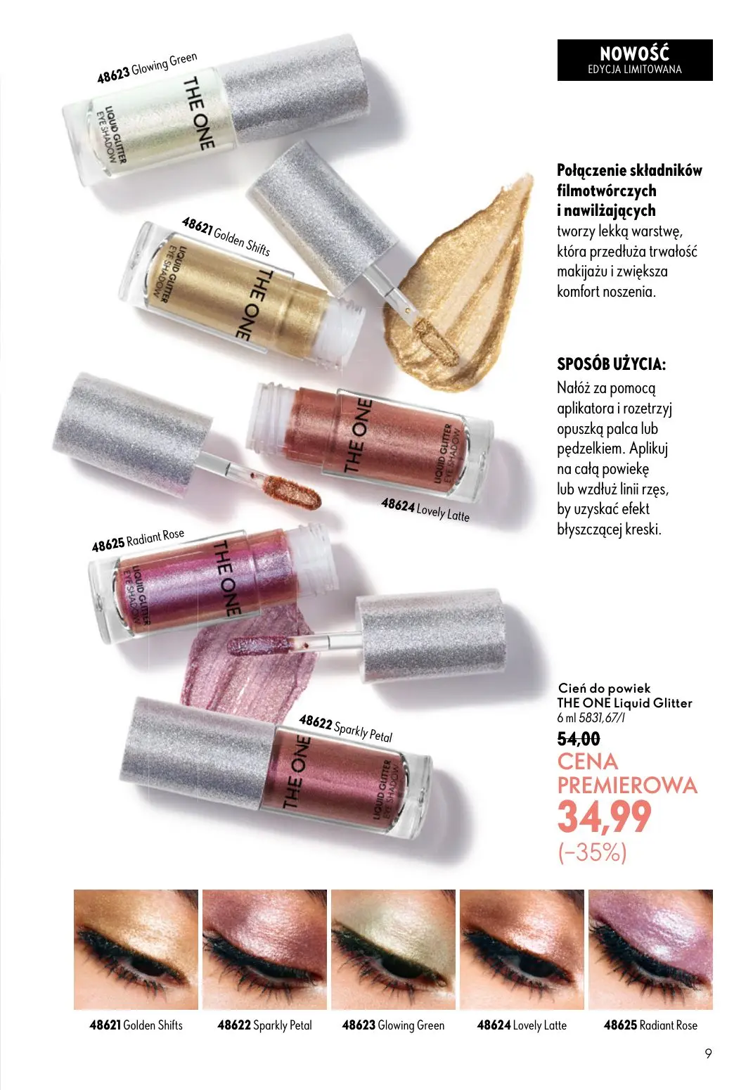gazetka promocyjna ORIFLAME Stworzony z Wami dla piękna rzęs - Strona 9