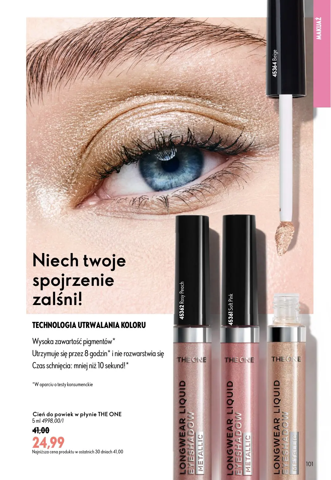 gazetka promocyjna ORIFLAME Stworzony z Wami dla piękna rzęs - Strona 101