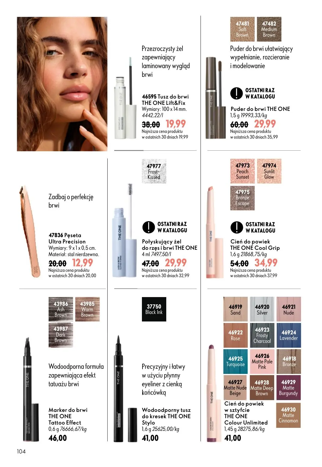 gazetka promocyjna ORIFLAME Stworzony z Wami dla piękna rzęs - Strona 104
