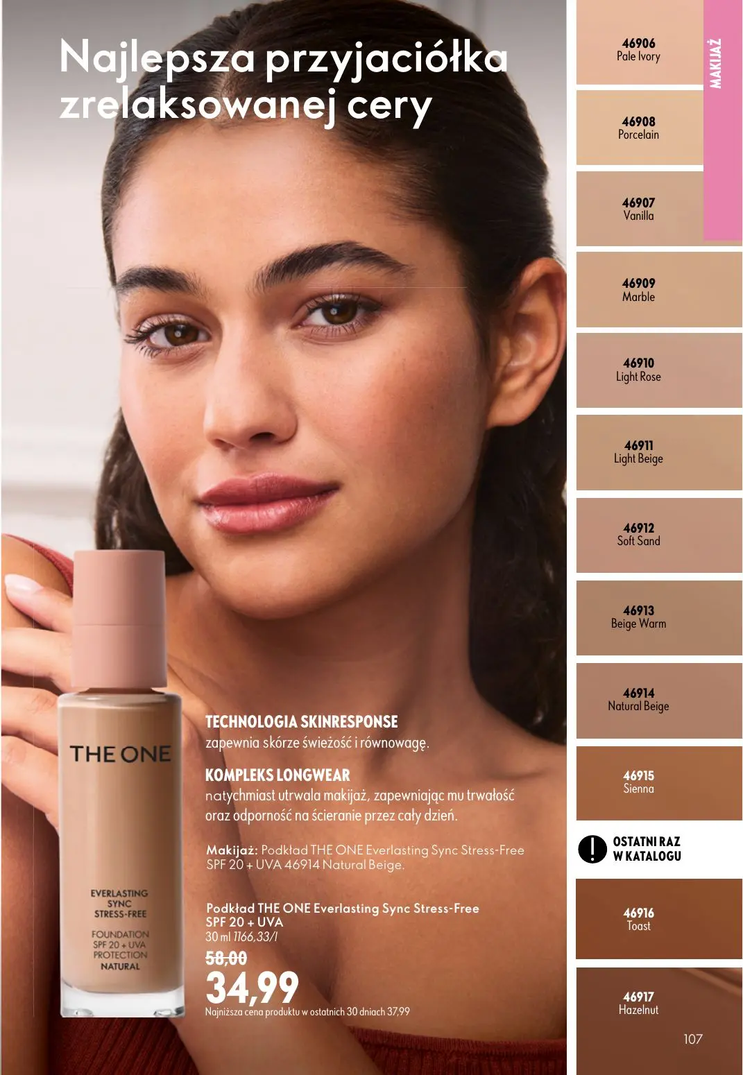 gazetka promocyjna ORIFLAME Stworzony z Wami dla piękna rzęs - Strona 107