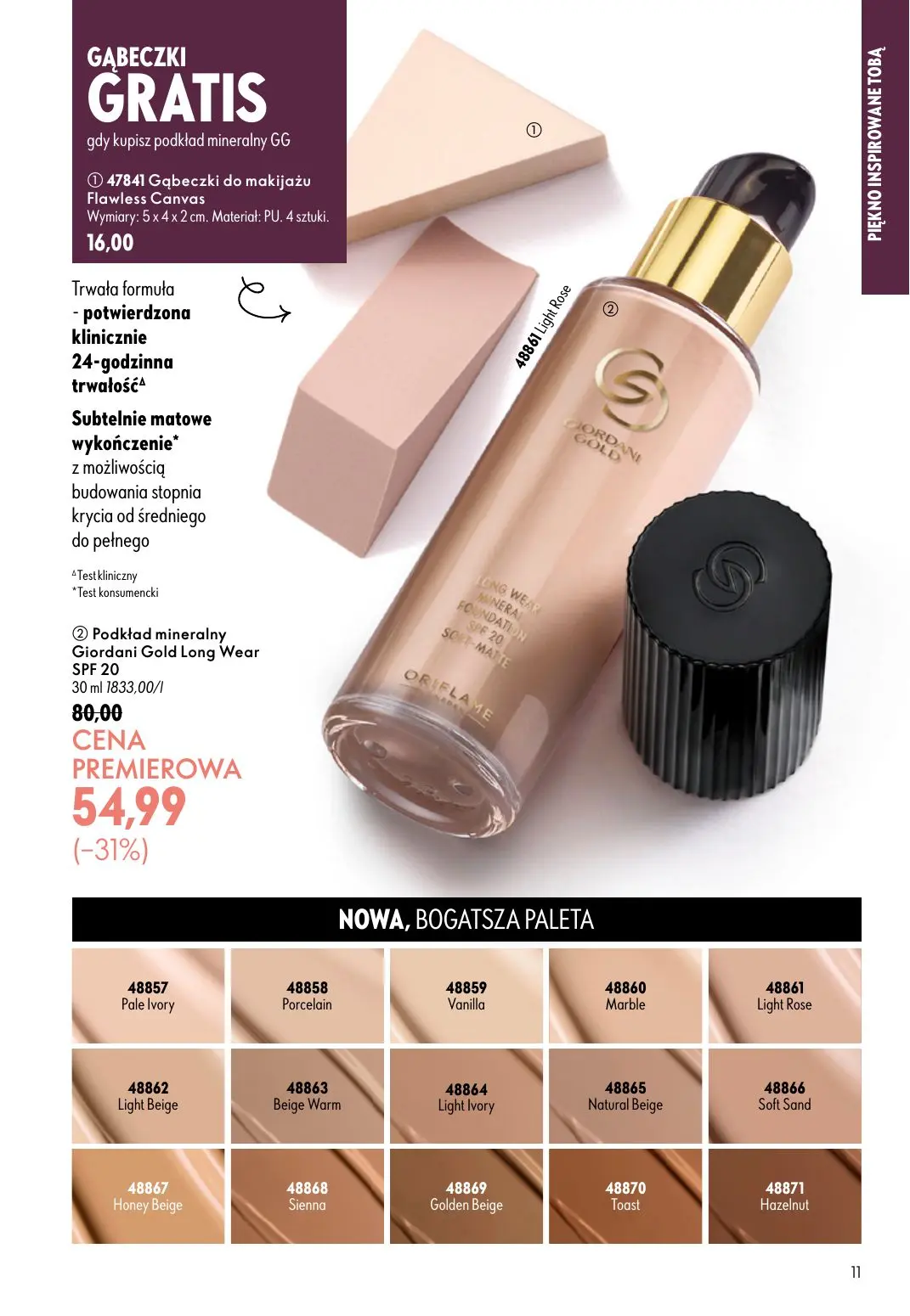 gazetka promocyjna ORIFLAME Stworzony z Wami dla piękna rzęs - Strona 11