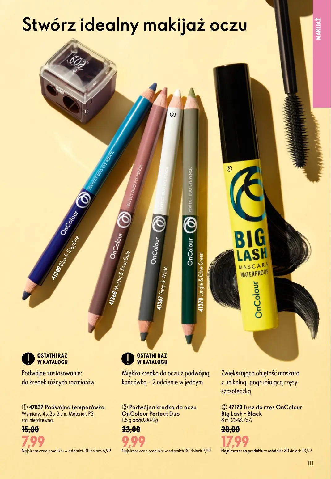 gazetka promocyjna ORIFLAME Stworzony z Wami dla piękna rzęs - Strona 111