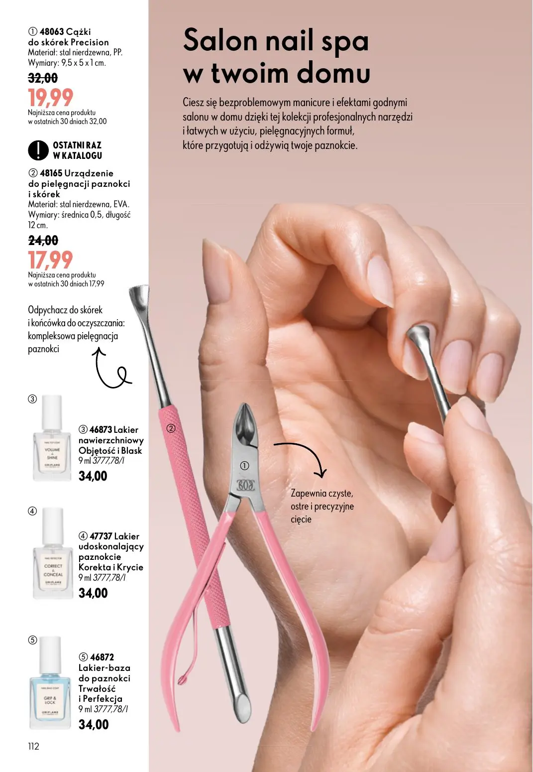 gazetka promocyjna ORIFLAME Stworzony z Wami dla piękna rzęs - Strona 112