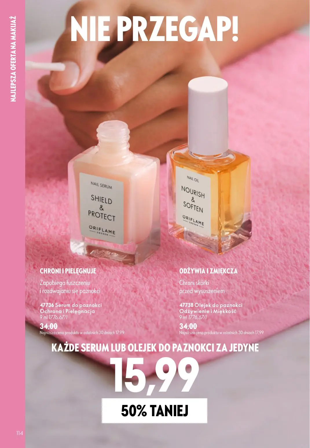 gazetka promocyjna ORIFLAME Stworzony z Wami dla piękna rzęs - Strona 114