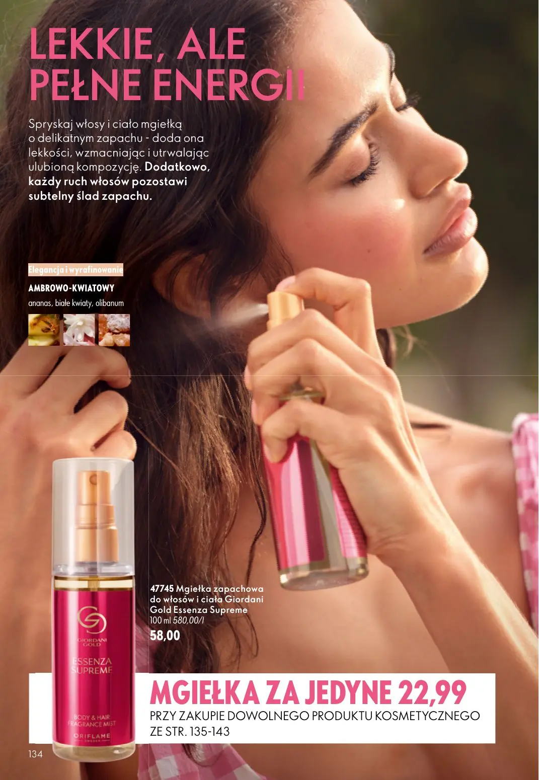 gazetka promocyjna ORIFLAME Stworzony z Wami dla piękna rzęs - Strona 134