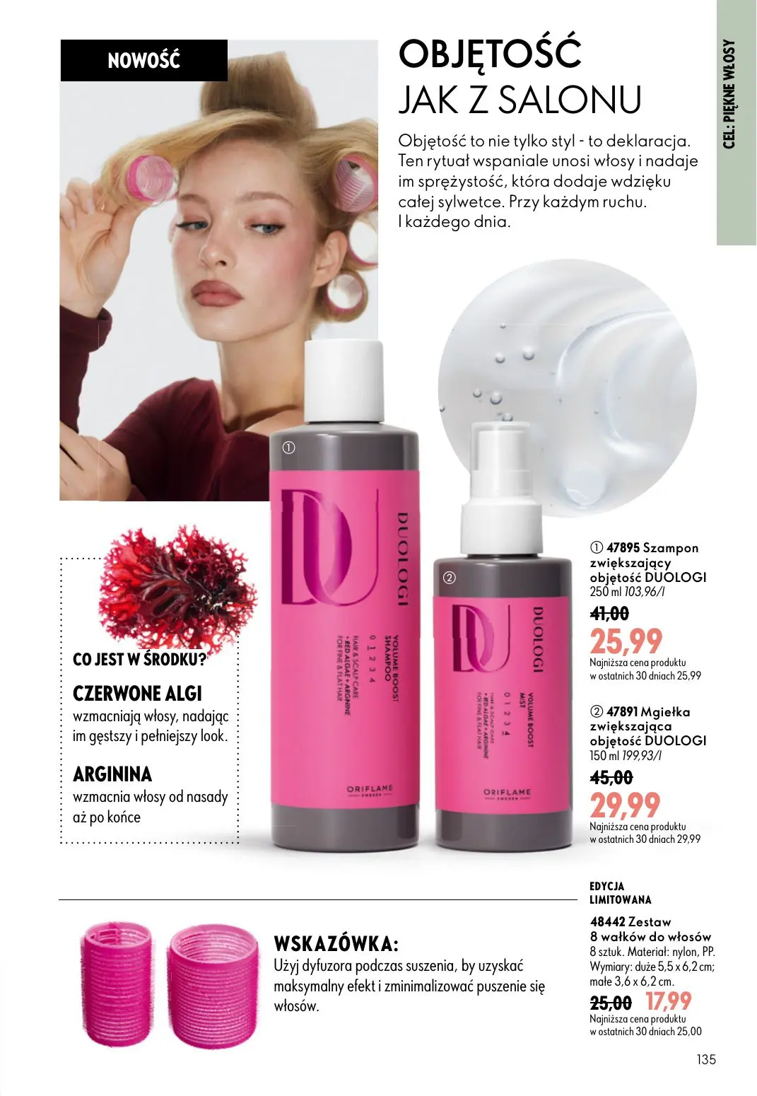 gazetka promocyjna ORIFLAME Stworzony z Wami dla piękna rzęs - Strona 135