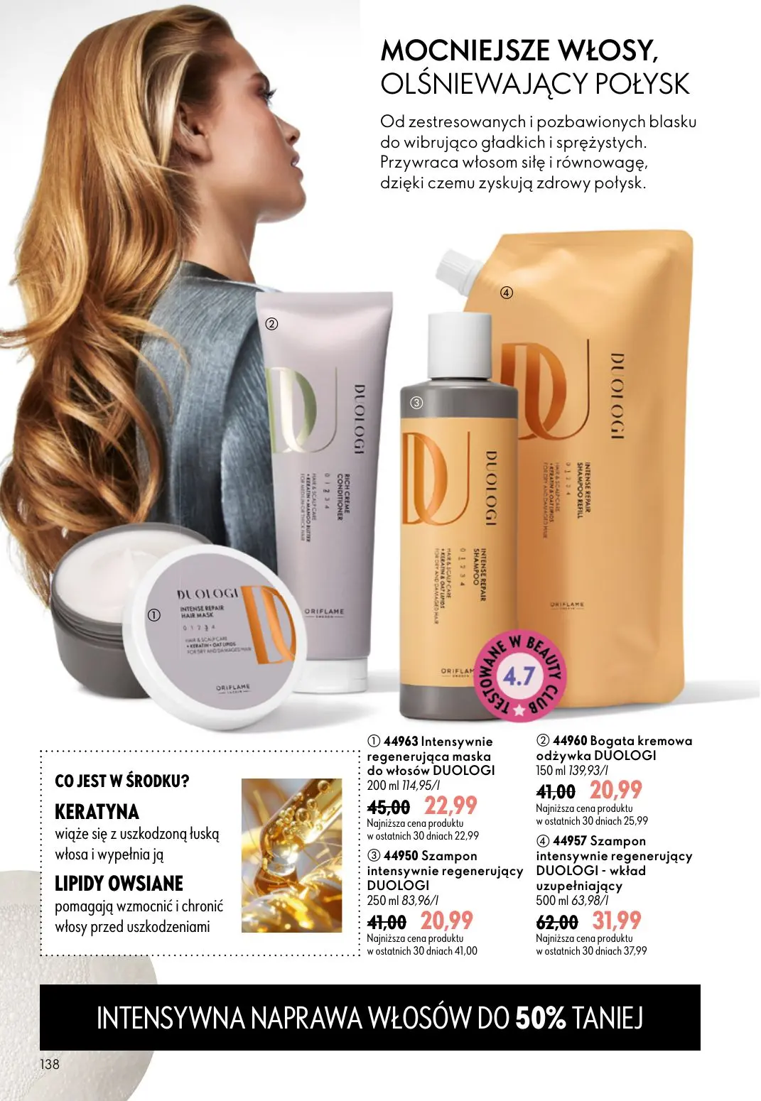 gazetka promocyjna ORIFLAME Stworzony z Wami dla piękna rzęs - Strona 138