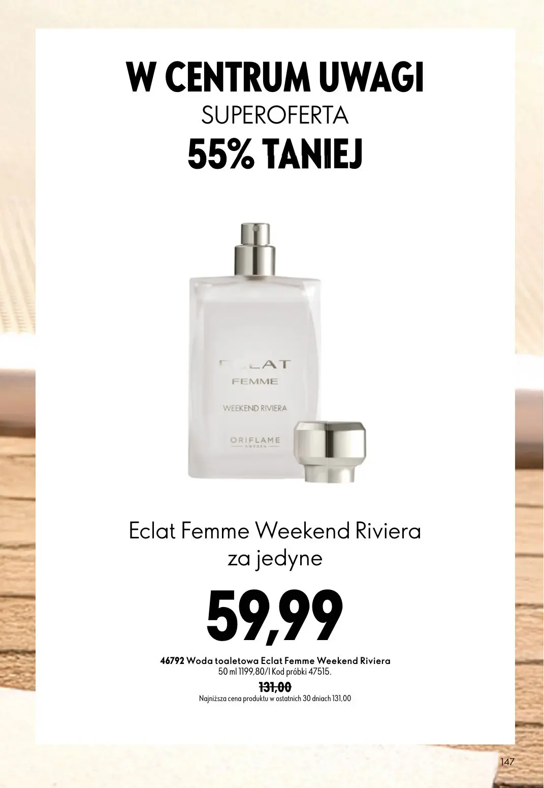 gazetka promocyjna ORIFLAME Stworzony z Wami dla piękna rzęs - Strona 147