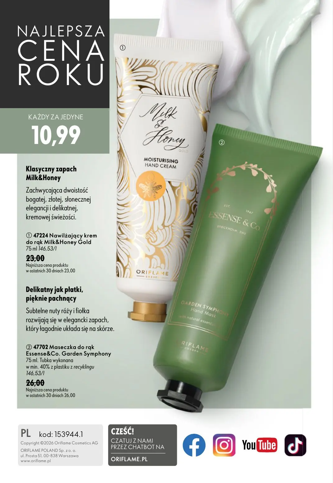 gazetka promocyjna ORIFLAME Stworzony z Wami dla piękna rzęs - Strona 148