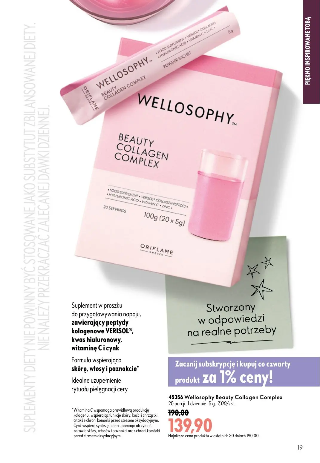 gazetka promocyjna ORIFLAME Stworzony z Wami dla piękna rzęs - Strona 19