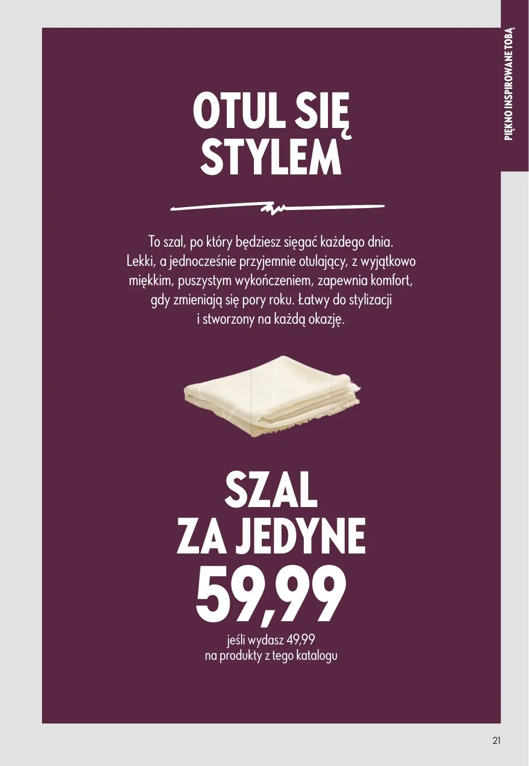 gazetka promocyjna ORIFLAME Stworzony z Wami dla piękna rzęs - Strona 21