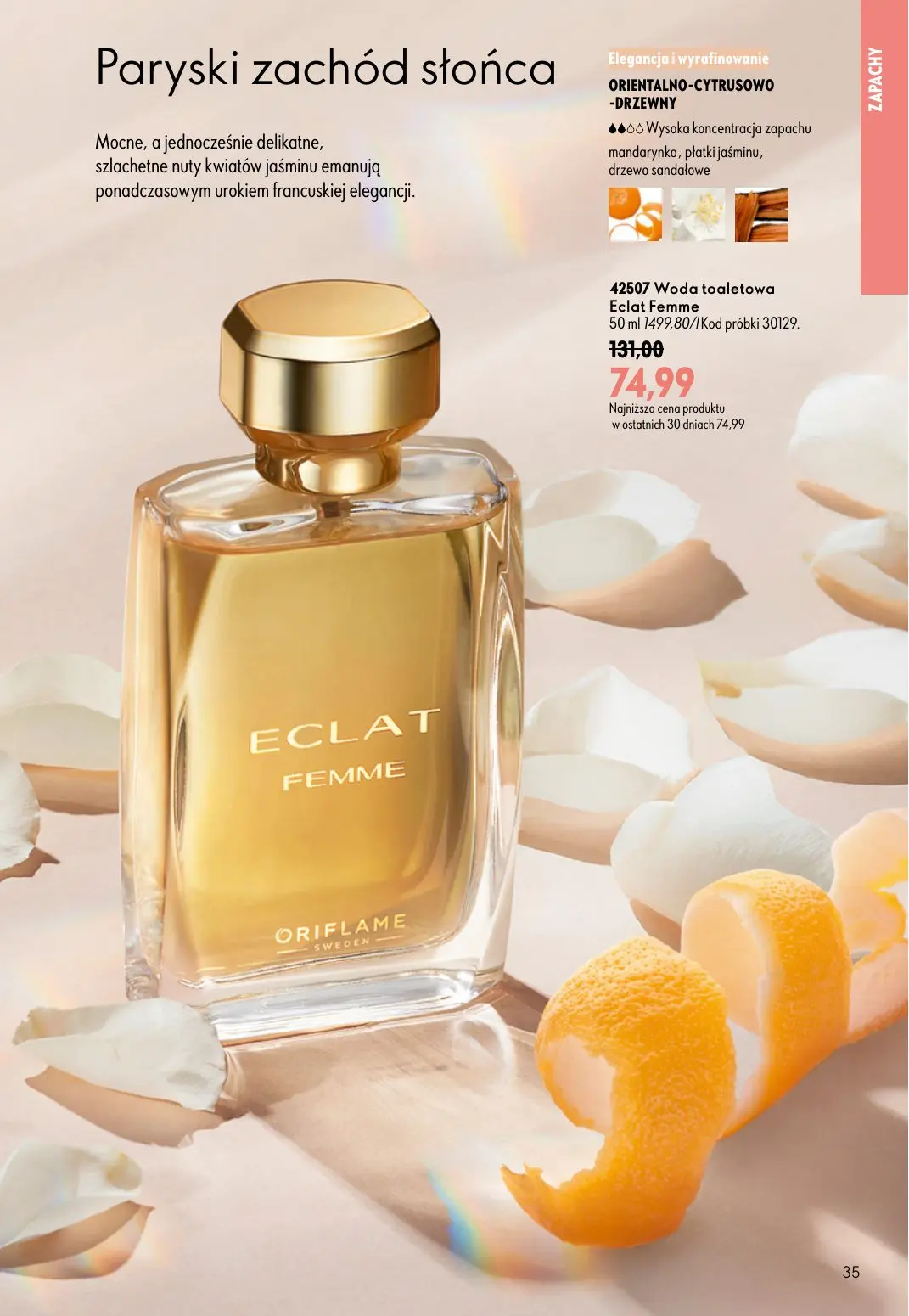 gazetka promocyjna ORIFLAME Stworzony z Wami dla piękna rzęs - Strona 35