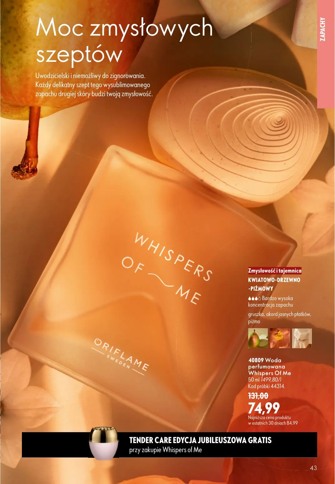 gazetka promocyjna ORIFLAME Stworzony z Wami dla piękna rzęs - Strona 43