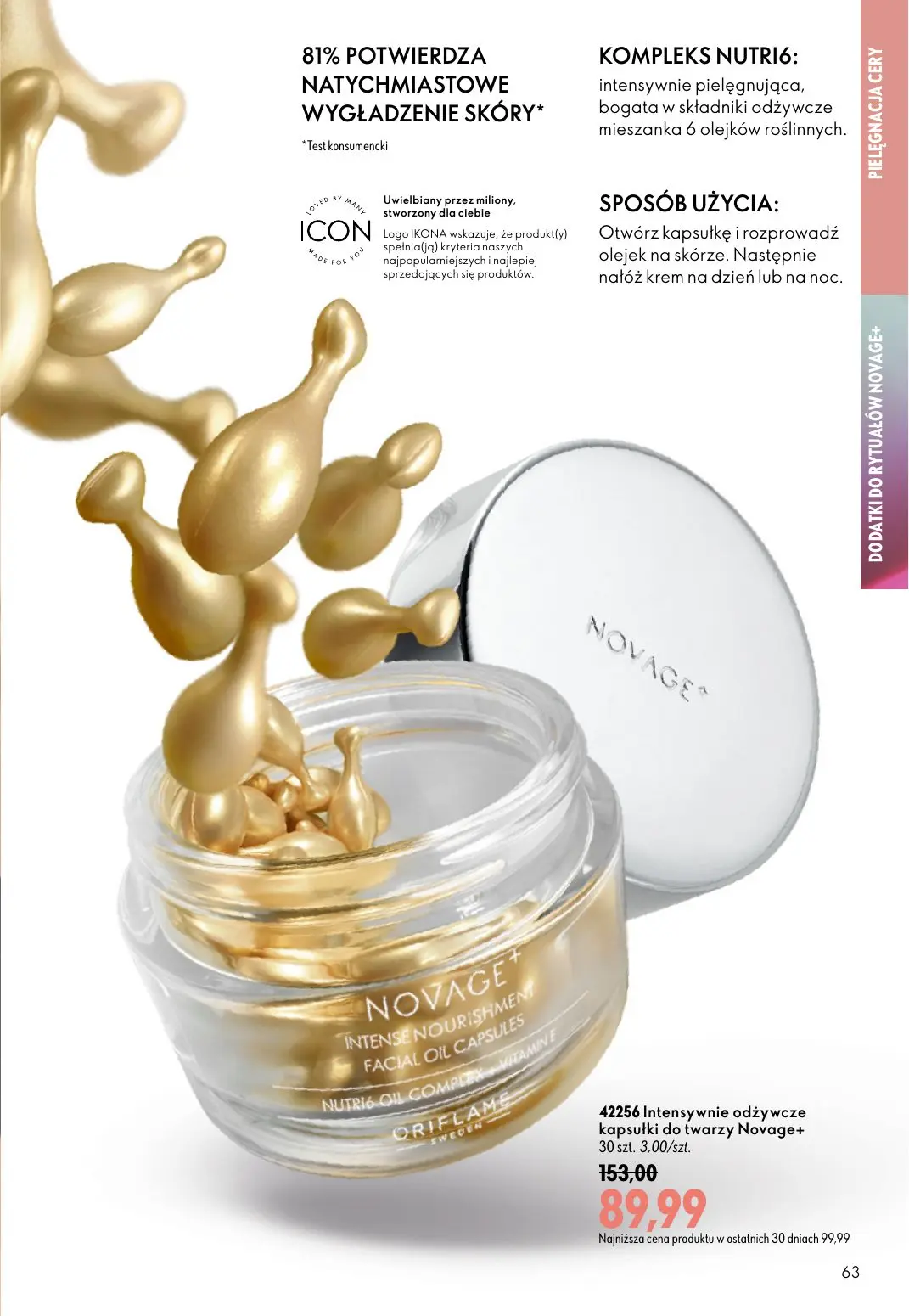 gazetka promocyjna ORIFLAME Stworzony z Wami dla piękna rzęs - Strona 63