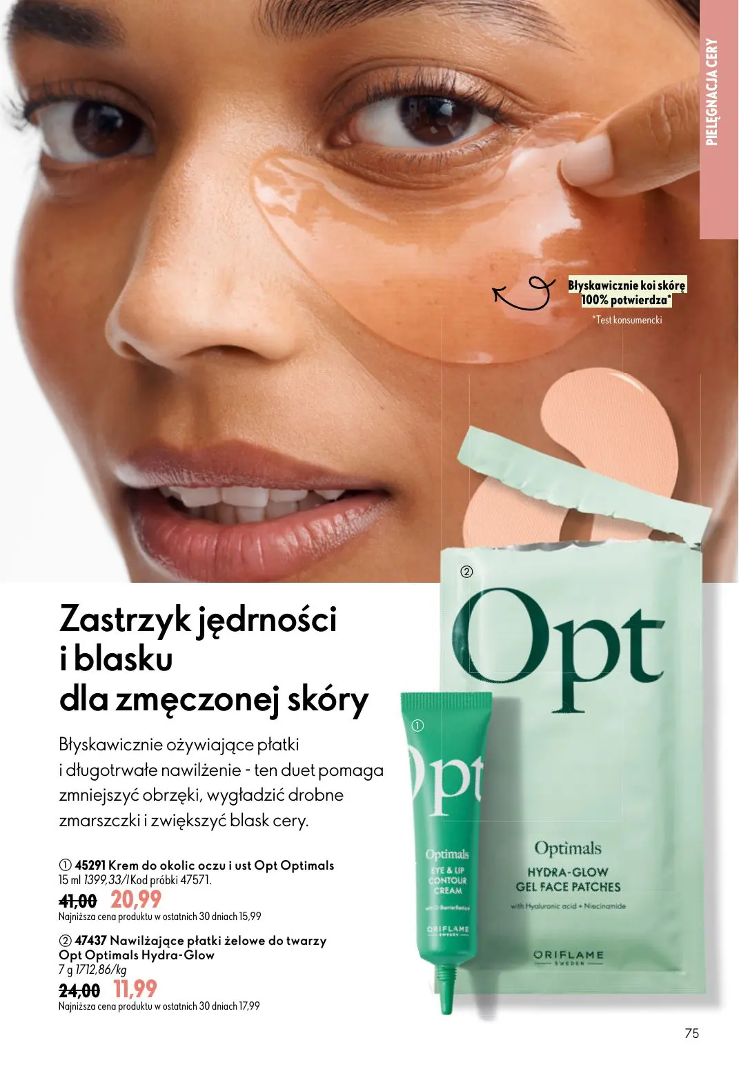 gazetka promocyjna ORIFLAME Stworzony z Wami dla piękna rzęs - Strona 75