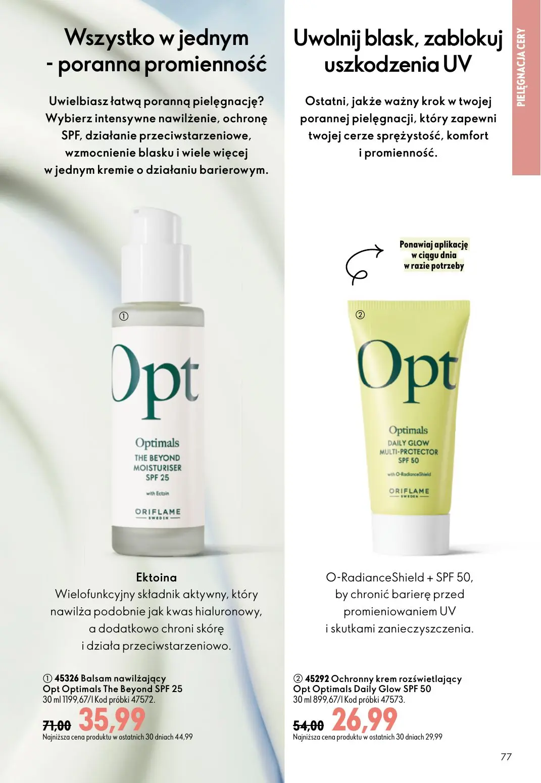 gazetka promocyjna ORIFLAME Stworzony z Wami dla piękna rzęs - Strona 77