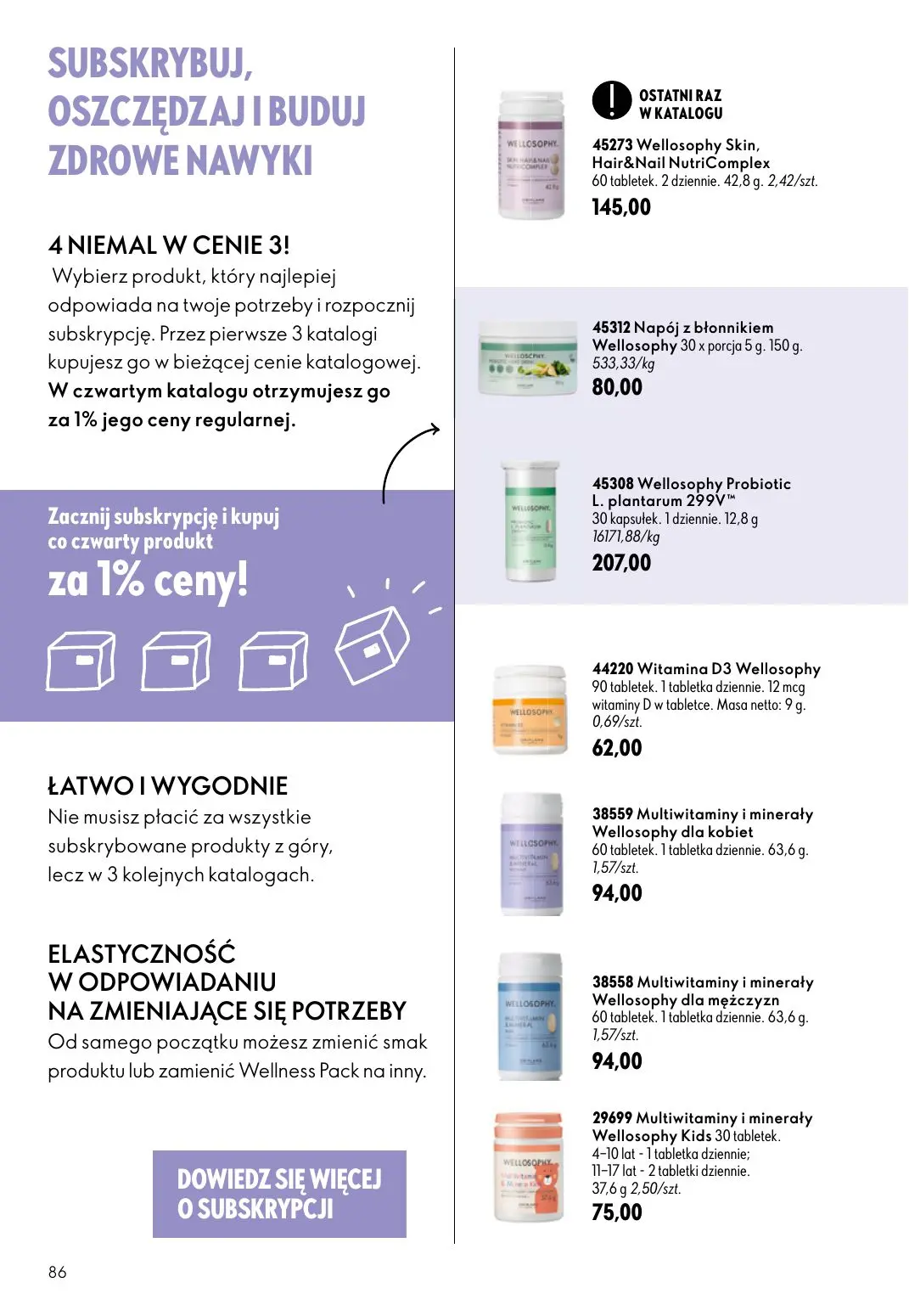 gazetka promocyjna ORIFLAME Stworzony z Wami dla piękna rzęs - Strona 86