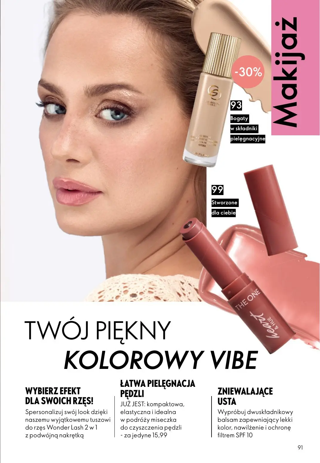 gazetka promocyjna ORIFLAME Stworzony z Wami dla piękna rzęs - Strona 91