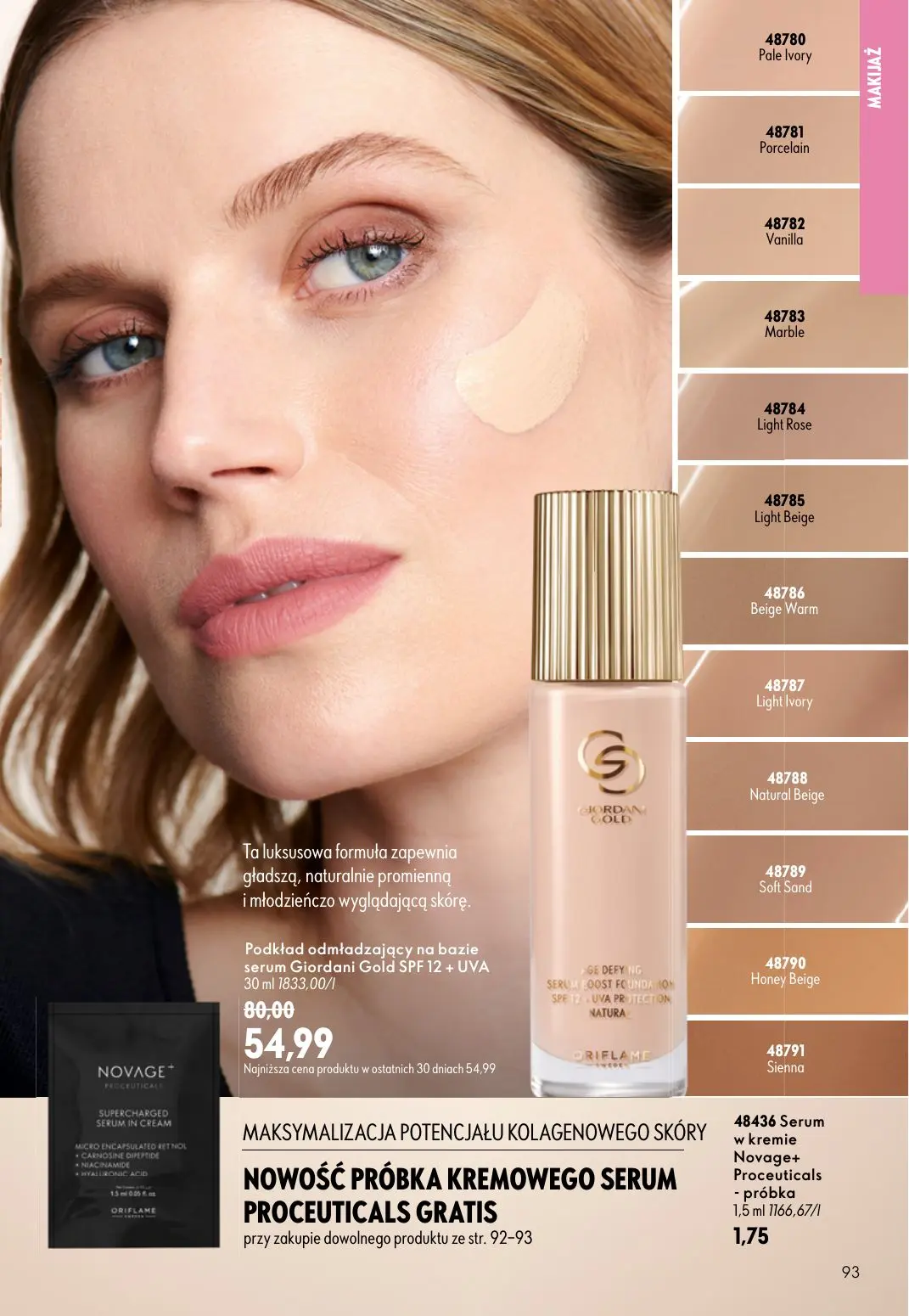 gazetka promocyjna ORIFLAME Stworzony z Wami dla piękna rzęs - Strona 93
