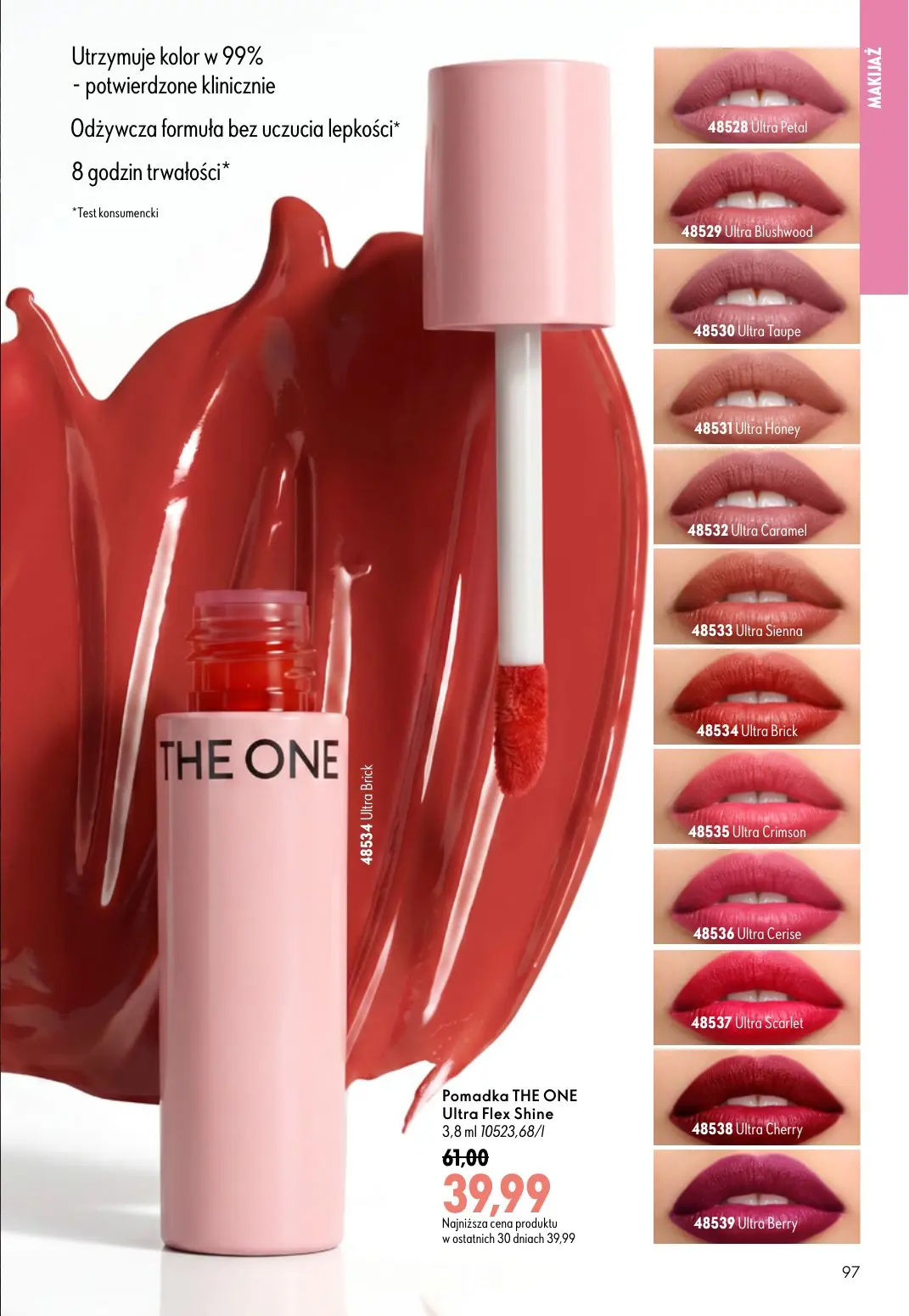 gazetka promocyjna ORIFLAME Stworzony z Wami dla piękna rzęs - Strona 97