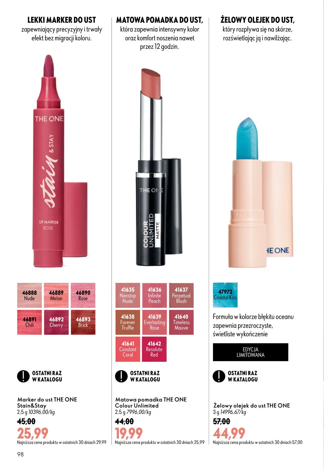 gazetka promocyjna ORIFLAME Stworzony z Wami dla piękna rzęs - Strona 98