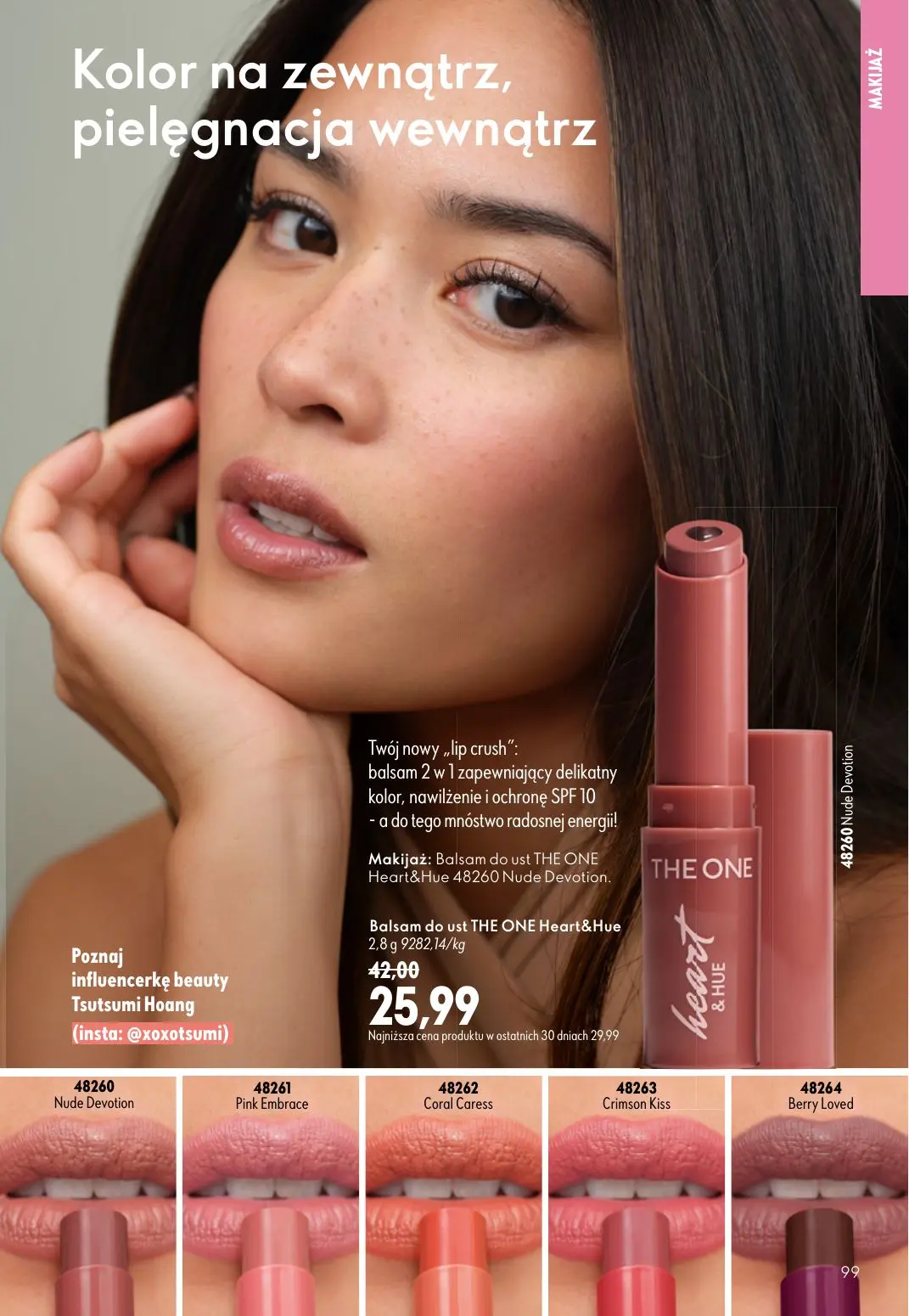 gazetka promocyjna ORIFLAME Stworzony z Wami dla piękna rzęs - Strona 99