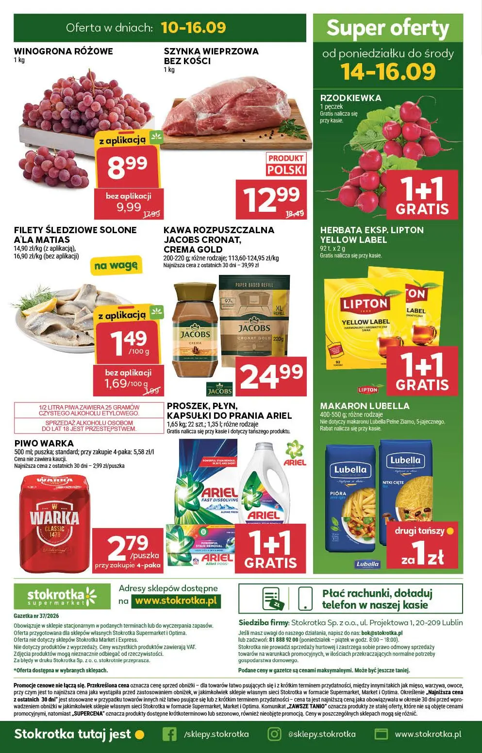 gazetka promocyjna Stokrotka Supermarket Od czwartku - Strona 42