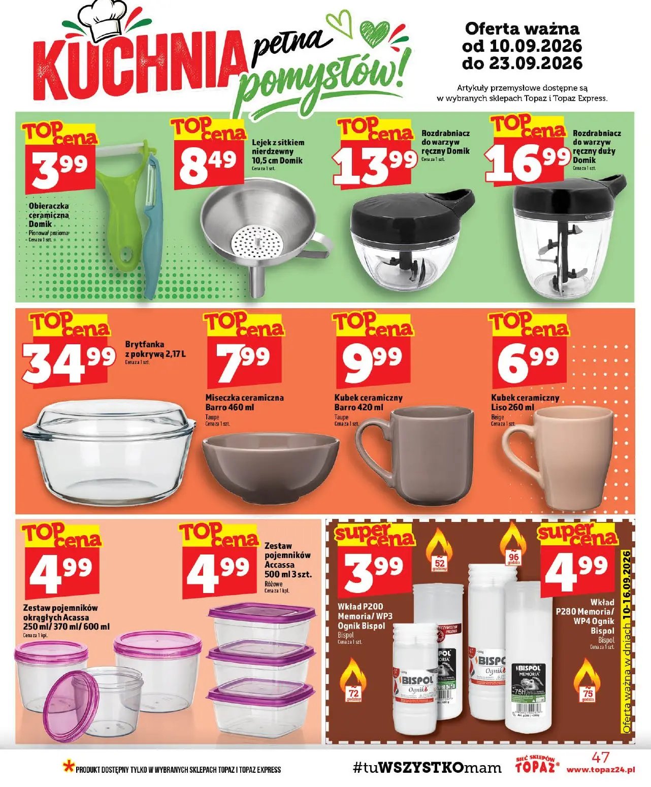 gazetka promocyjna Topaz Ogólna - Strona 47