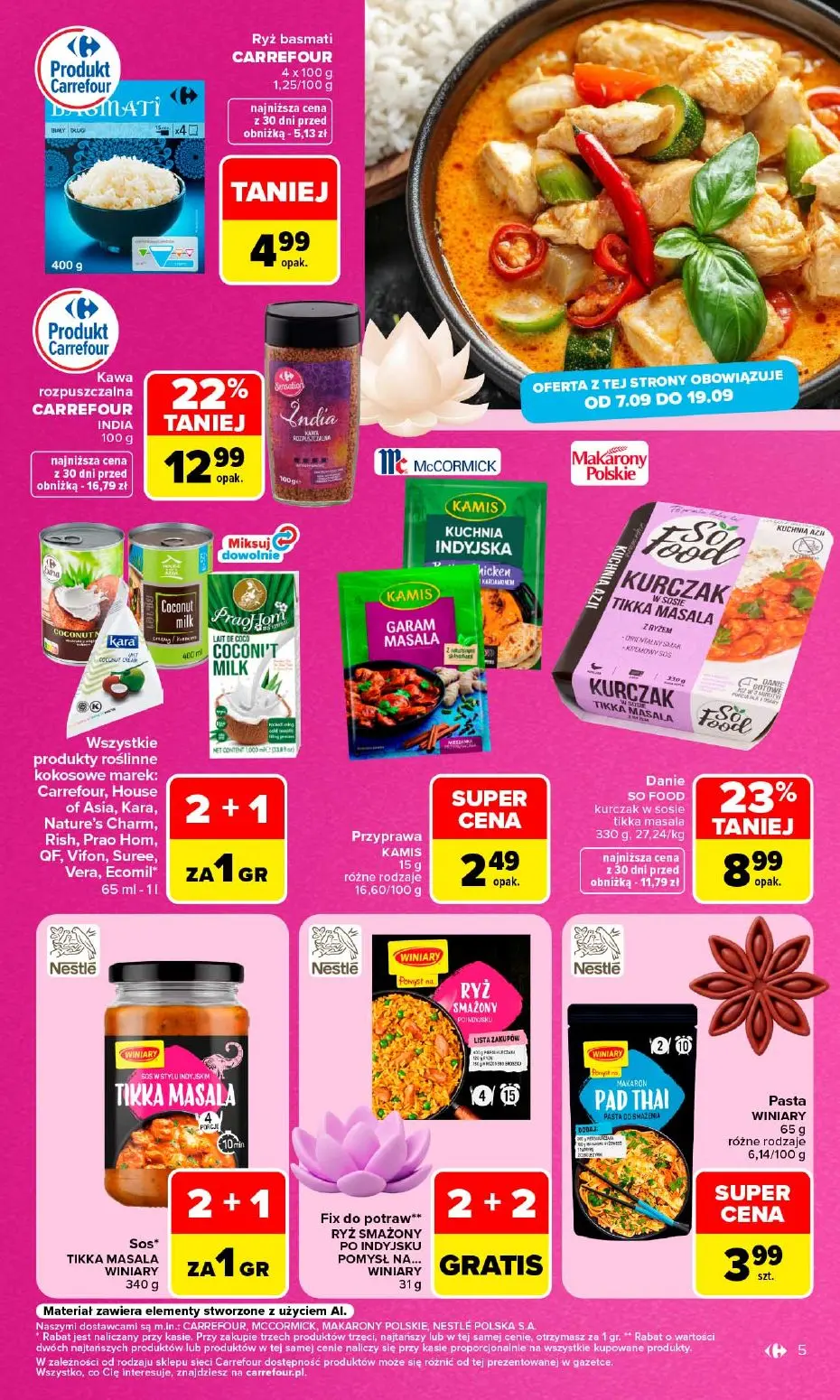 gazetka promocyjna Carrefour Kuchnia Indyjska i Tajska - Strona 5