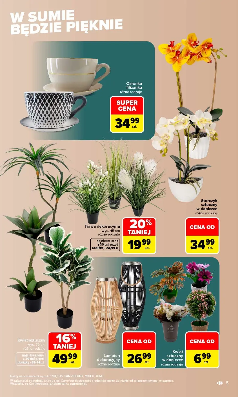 gazetka promocyjna Carrefour W sumie stylowy dom - Strona 5