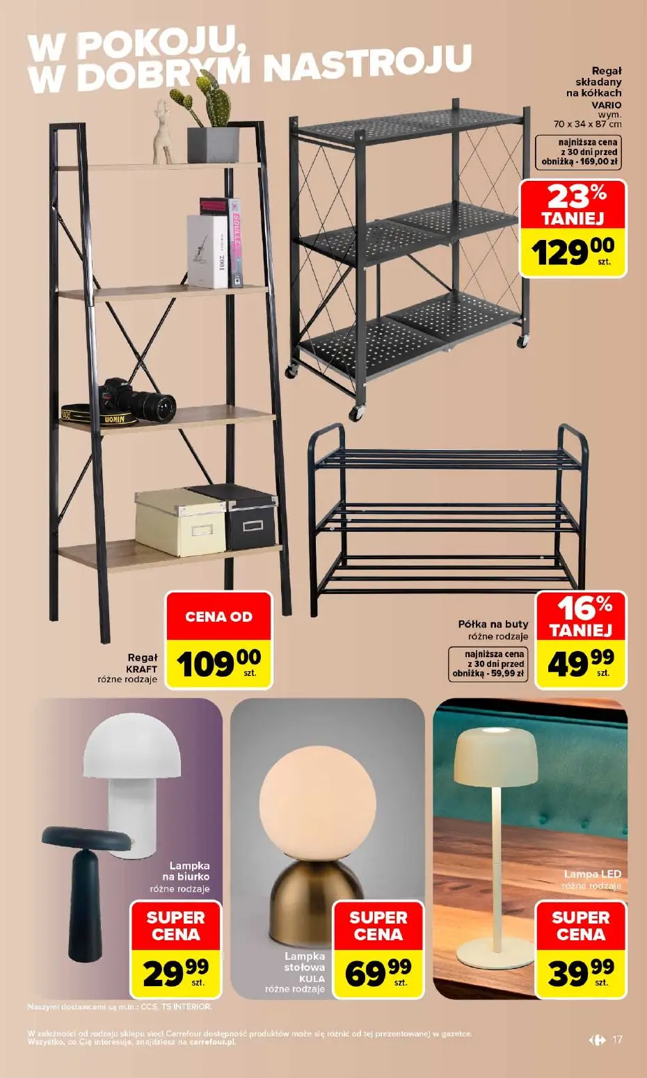 gazetka promocyjna Carrefour W sumie stylowy dom - Strona 17