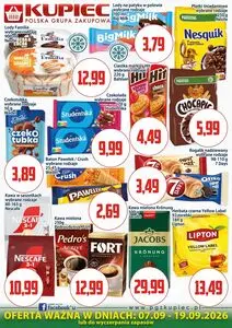 Gazetka promocyjna KUPIEC, ważna od 2026-09-07 do 2026-09-19.