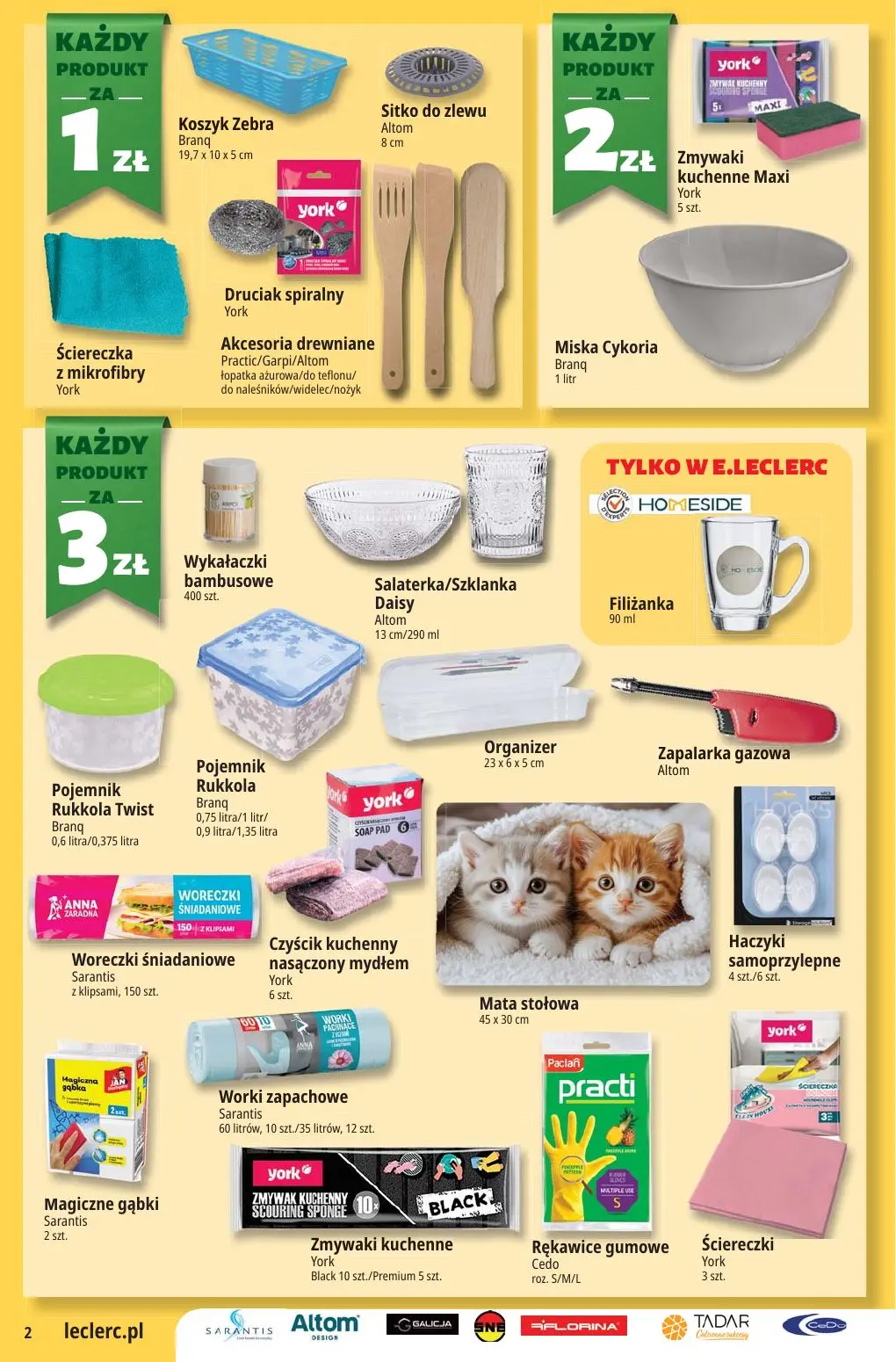gazetka promocyjna E.Leclerc Tylko w E.Leclerc - oferta rozszerzona - Strona 2