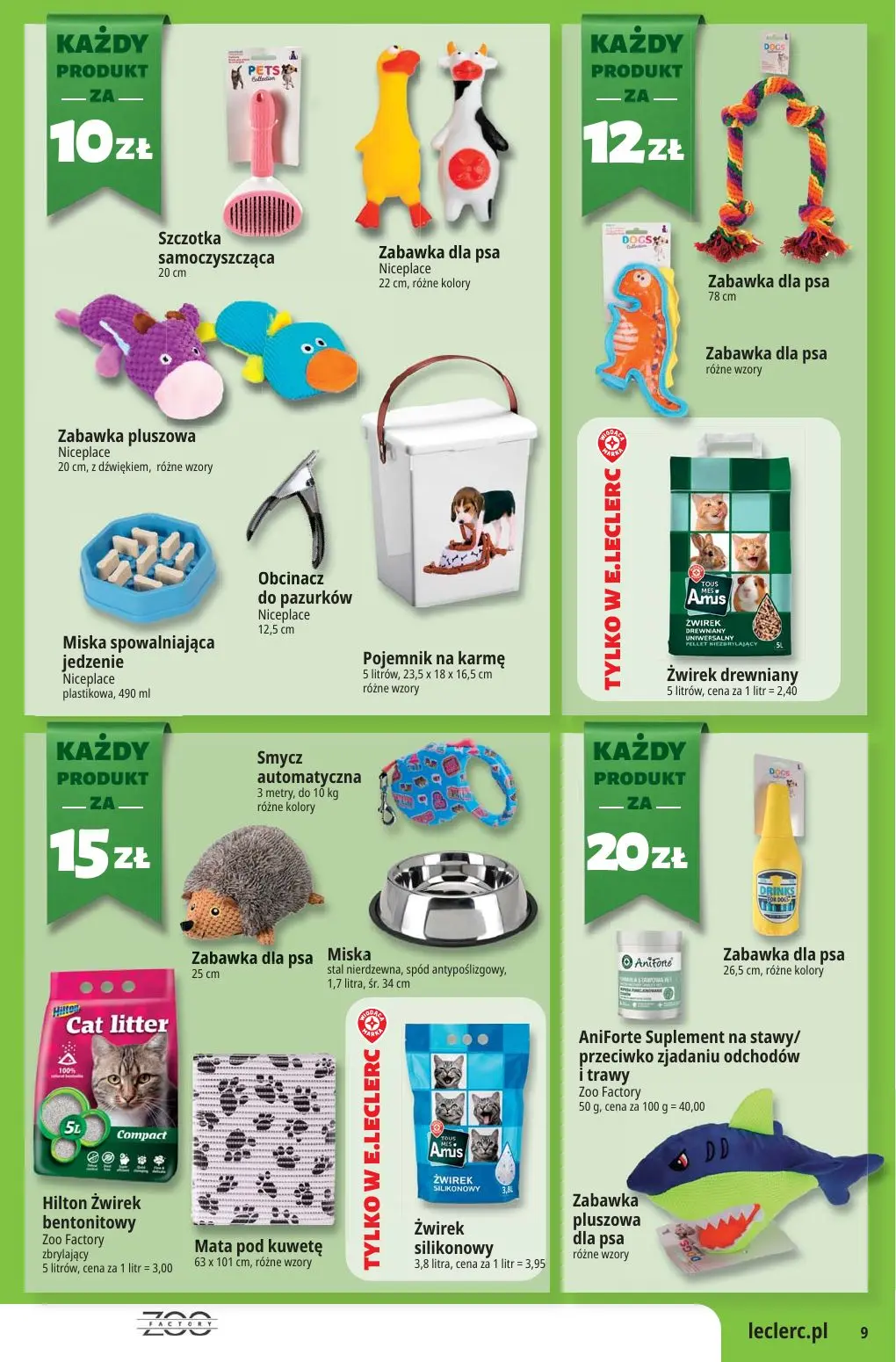 gazetka promocyjna E.Leclerc Tylko w E.Leclerc - oferta rozszerzona - Strona 9