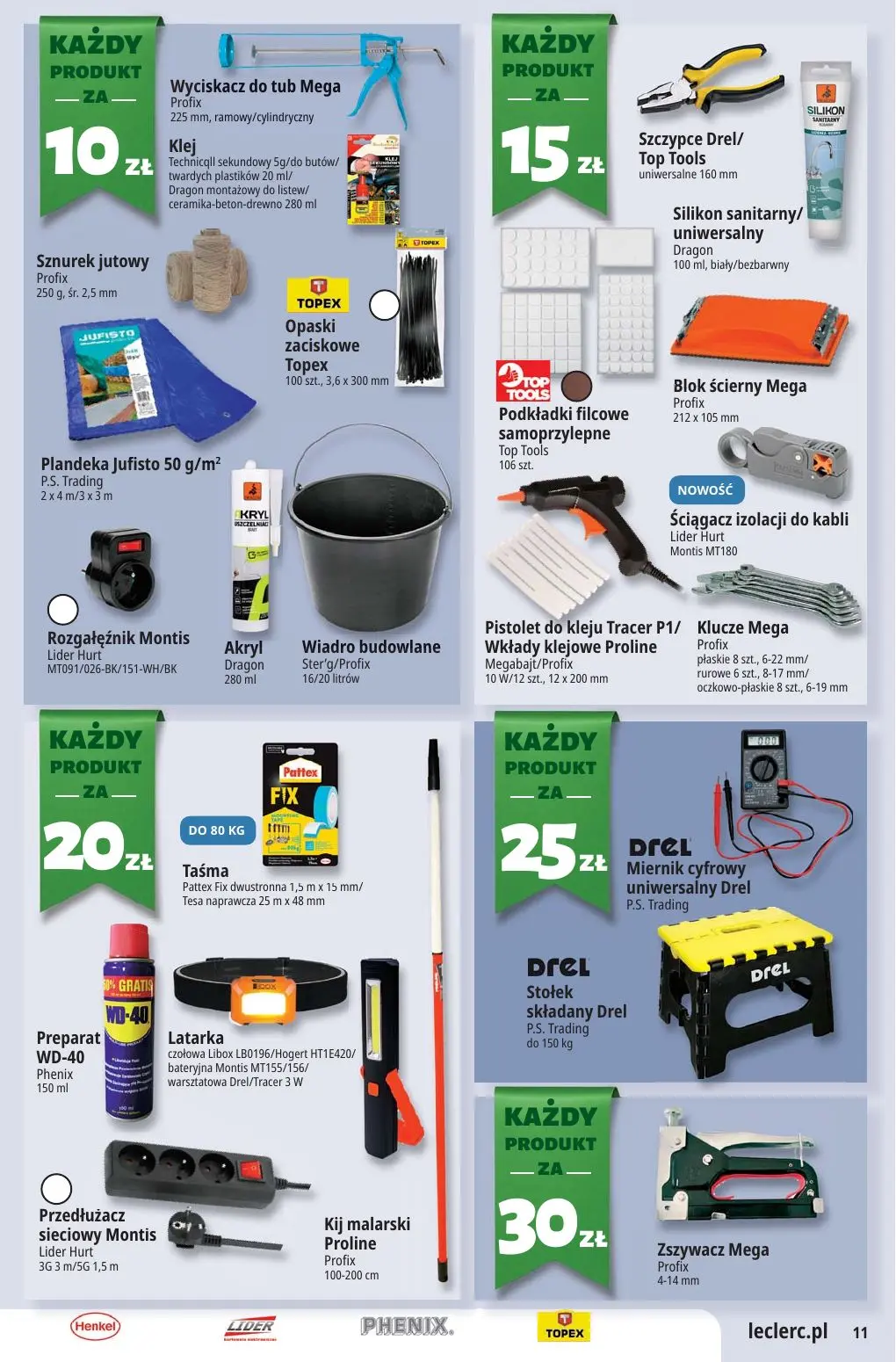 gazetka promocyjna E.Leclerc Tylko w E.Leclerc - oferta rozszerzona - Strona 11