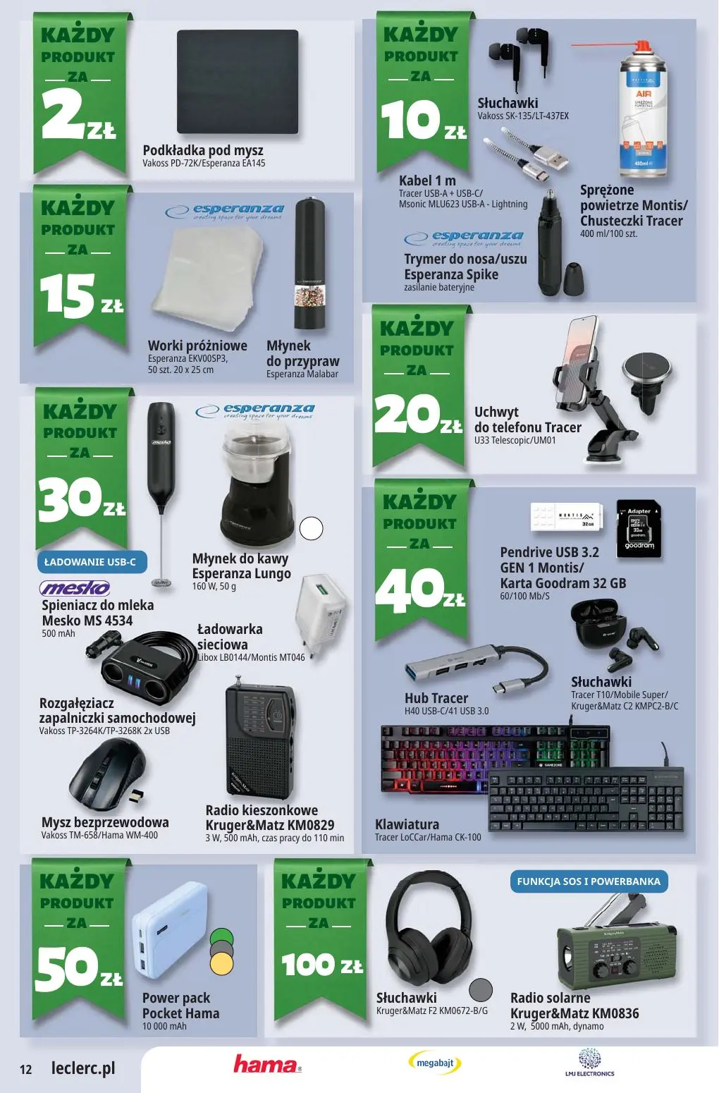 gazetka promocyjna E.Leclerc Tylko w E.Leclerc - oferta rozszerzona - Strona 12