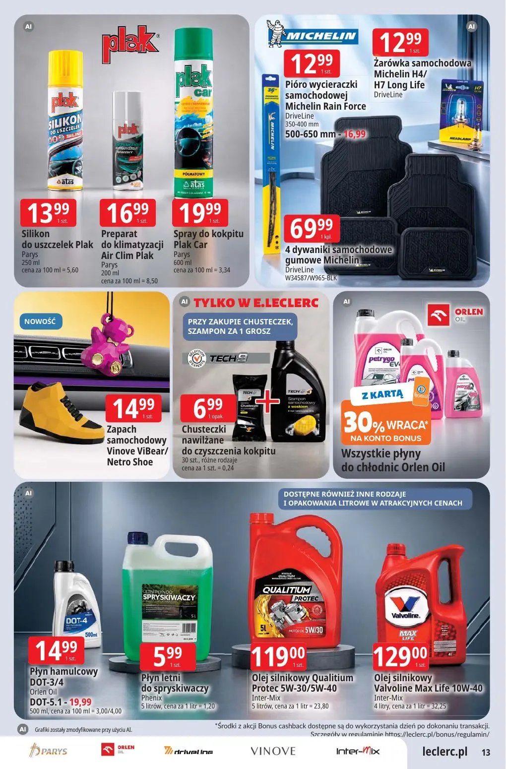 gazetka promocyjna E.Leclerc Tylko w E.Leclerc - oferta rozszerzona - Strona 13